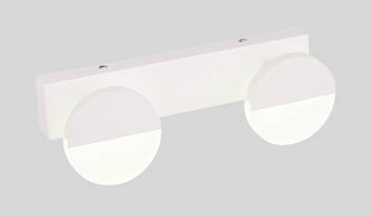 Candellux SING 22-72801 kinkiet lampa ścienna biała 2X3W LED 4000K 30 cm