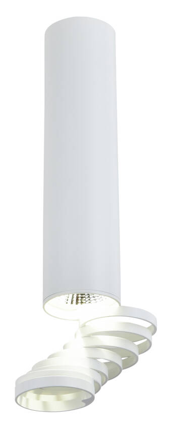 Candellux TUBA 2282756 oprawa stropowa natynkowa regulowane pierścienie biała 1X50W GU10 30 cm