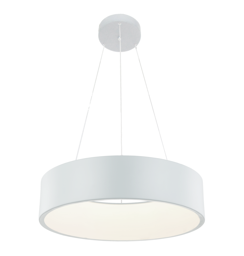 Light Prestige Malaga LP-622/1P WH lampa wisząca nowoczesna biała 45cm