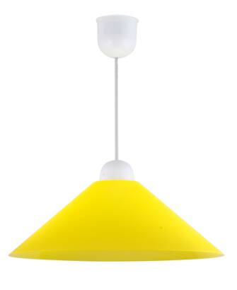 Candellux SAVA 31-19809 lampa wisząca geometryczny kształt abażura żółty  E27 1X60W 35 cm