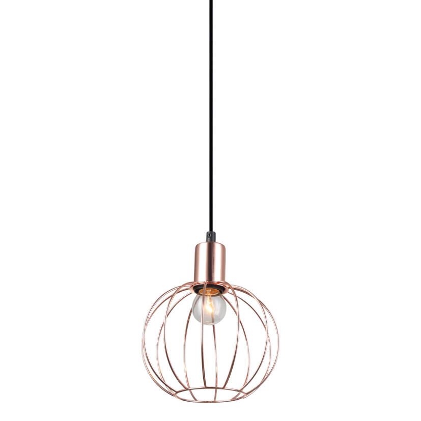 Italux Gervais MDM-3344/1 BK+COP lampa wisząca 1x40W E27 18cm