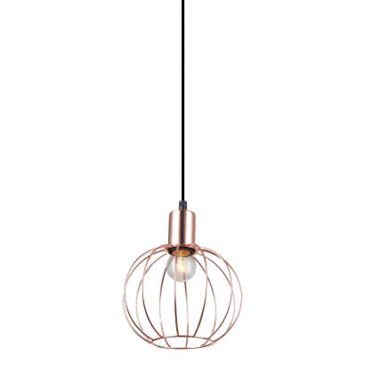 Italux Gervais MDM-3344/1 BK+COP lampa wisząca 1x40W E27 18cm