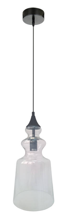 Candellux OXELO 31-51837 lampa wisząca bezbarwna 1X60W E27 20 cm