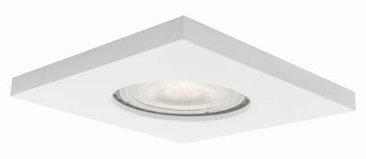 Light Prestige Lagos LP-440/1RS WH square oprawa do wbudowania białe IP65 1x50W GU10 7,7cm