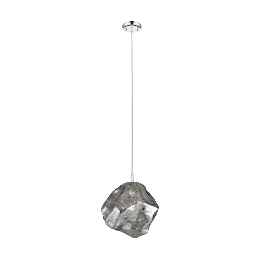 Zuma Line P0488-01A-F4FZ ROCK lampa wisząca chrom 1xE27 40W 30cm