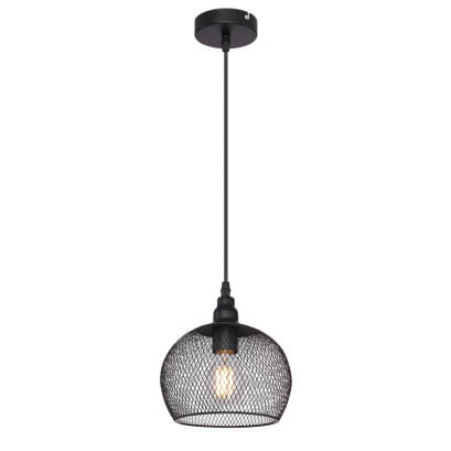 Globo ANYA 15047H3 lampa wisząca czarny mat 1xE27 19cm