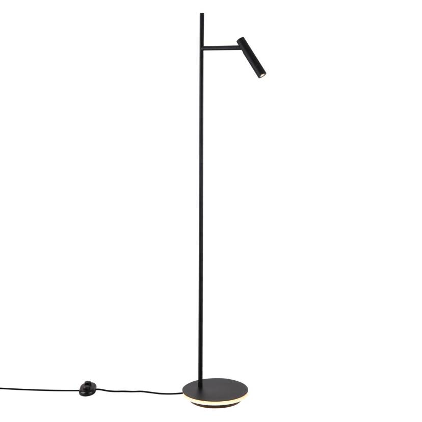 Maytoni Estudo Z010FL-L8B3K lampa podłogowa czarna 700Lm 3000K 8W LED 24cm