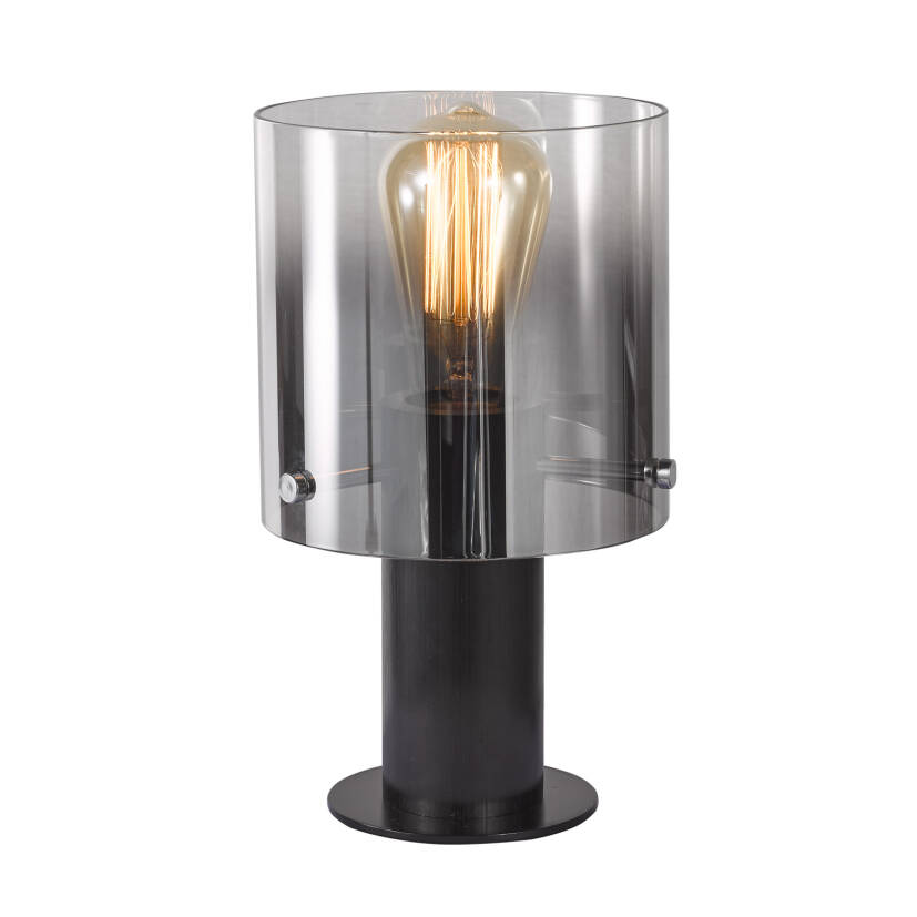 Italux Javier MT17076-1A BK lampa stołowa E27 1x60W IP20 26cm