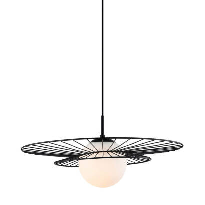 Italux lampa wisząca Alison MDM-4001/1 BK czarna 50cm