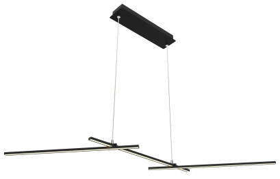 Apeti THASOS A0021-332 lampa wisząca czarna LED 23W 103X23cm