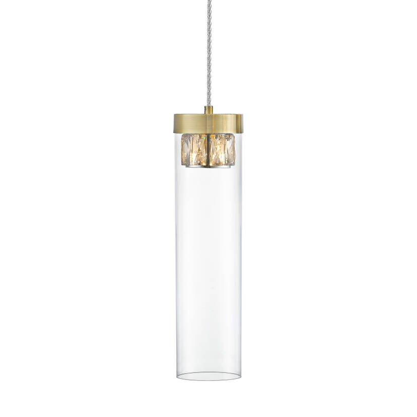 Zuma Line P0389-01D-0FD2 GEM lampa wisząca złoty 1xG9 28W 11cm