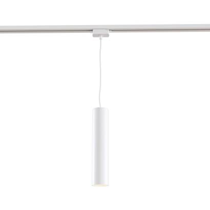 Maytoni Track lamps TR008-1-GU10-W lampa wisząca do systemu szynowego aluminium biały 1x50W GU10 6cm