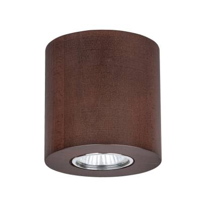 Spot Light 2566176 Wooddream Round oprawa stropowa natynkowa 1xLED GU10 5 W Orzech 10cm