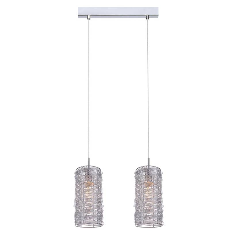 Italux lampa wisząca Linton MDM2136/2 srebrna