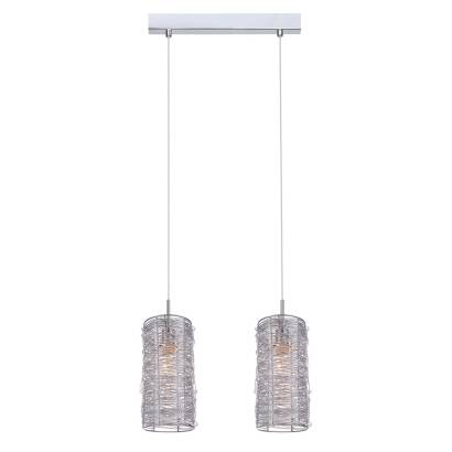 Italux lampa wisząca Linton MDM2136/2 srebrna