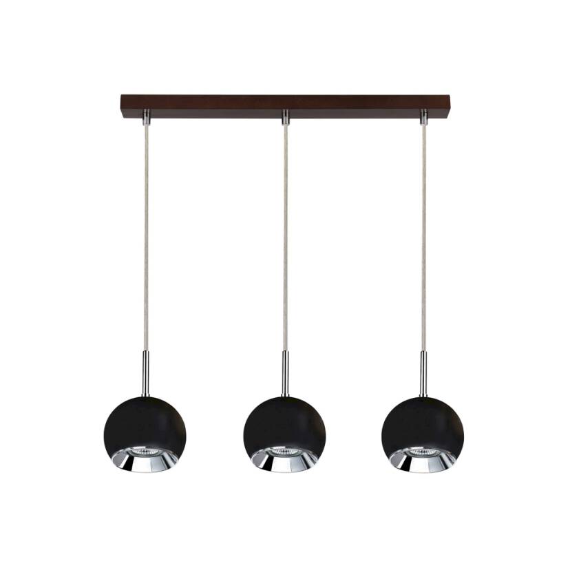 Spot Light 5143376 Ball Wood lampa wisząca orzech 52cm