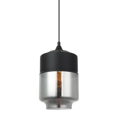 Italux Molina MDM-2377/1 BK+SG lampa wisząca nowoczesna 18cm IP20 E27