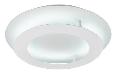 Candellux MERLE 98-66220 plafon lampa sufitowa metalowy klosz biała 24W LED 3000K 50cm