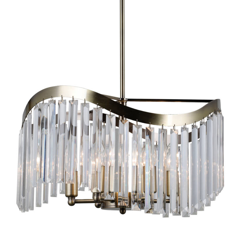 Italux Sabriga PND-44544-6 lampa wisząca glamour IP20 E14 6x40W 48cm