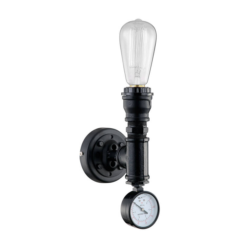 Italux kinkiet lampa ścienna Pareto MBM-2566/1 BK czarna