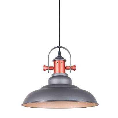 Italux lampa wisząca Temper MDM-2986/1 GR szara 31,5cm