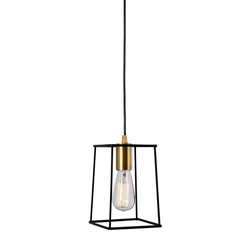 Italux Alanis MD-BR16556-D1-B/G lampa wisząca 1x60W E27 21cm