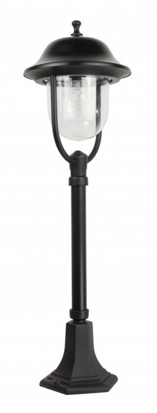 SU-MA Prince K 5002/3/O lampa stojąca czarna E27 IP43 87cm