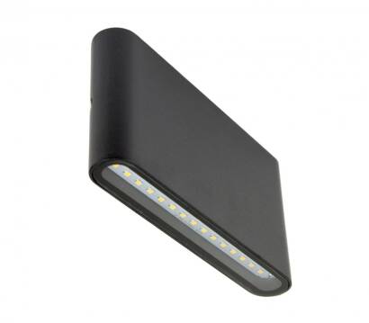 SU-MA Slim M1016 BL kinkiet czarny LED 12W 3000K IP54 17,5cm