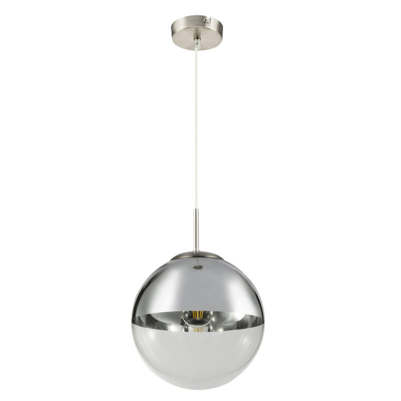 Globo VARUS 15852 lampa wisząca chrom 1xE27 25cm