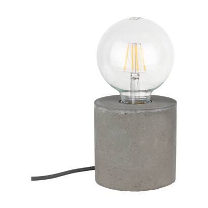 Spot Light 6070936 Strong Round lampa stołowa beton szary 1xE27 25W 10cm