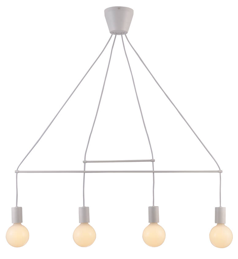 Candellux ALTO 34-70906 lampa wisząca biała E27 4x40W 89cm