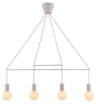 Candellux ALTO 34-70906 lampa wisząca biała E27 4x40W 89cm