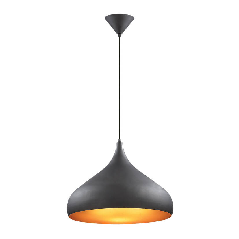 Italux lampa wisząca Juan MB00358C-001 czarna 40cm