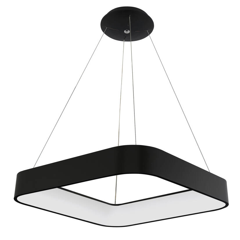 Italux Luigi 3945-850SQP-BK-3 lampa wisząca czarny LED 50W 3000K 60cm