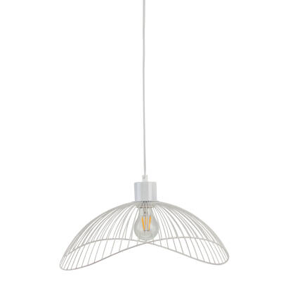 Italux Nunez PND-1702-1-L-W lampa wisząca biały mat IP20 1x40W 50cm