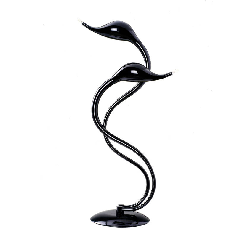 Italux lampa stołowa czarna Swan MT8098-2A black