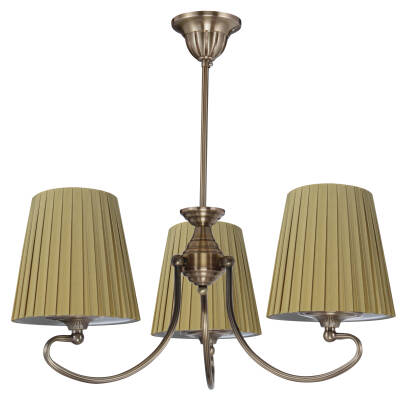 Candellux MOZART 33-33970 lampa wisząca abażur miodowy 3X60W E27 patynowa miedź 54cm