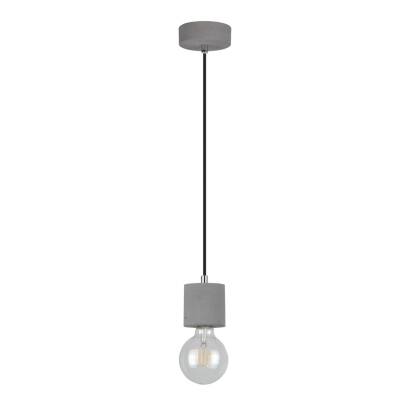 Spot Light 7061936 Strong lampa wisząca szary beton/czarny E27 60W 10cm