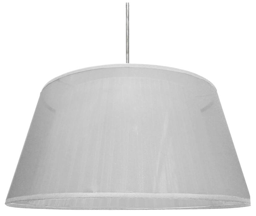 Candellux CHARLIE 31-24800 lampa wisząca abażur biały tkanina 1X60W E27 45cm