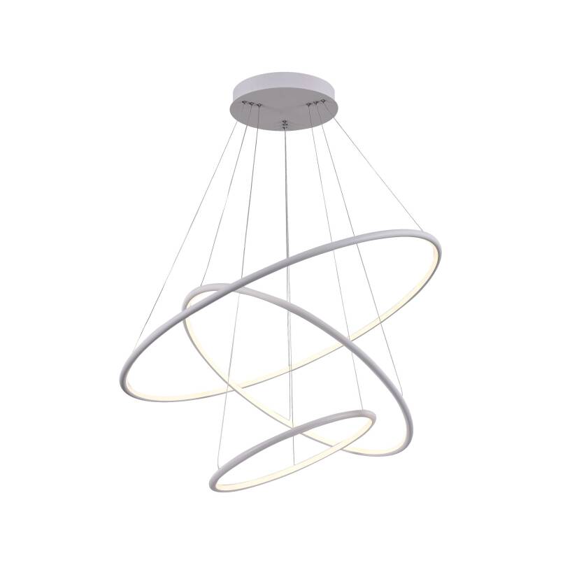 Maytoni Nola MOD877PL-L110W lampa wisząca biała metal LED 80cm