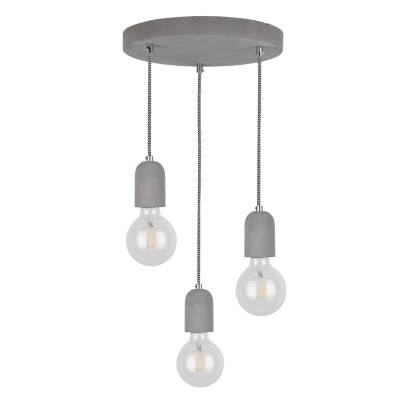 Spot Light 9774336R Amory lampa wisząca industrialna beton 3xE27 60W 32cm