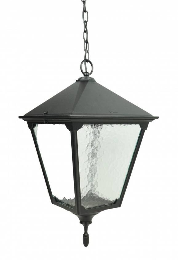 SU-MA Retro Kwadratowe K 1018/1/BD KW lampa wisząca czarna E27 IP43